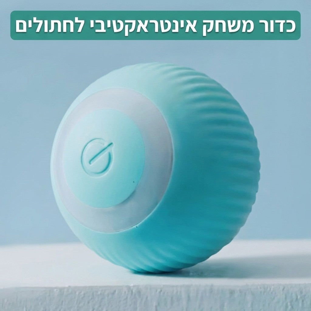 ™SmartCatBall  | כדור משחק אינטראקטיבי לחתולים