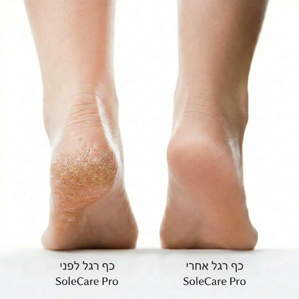 ™SoleCare Pro - מכשיר פדיקור להסרת עור יבש בכפות הרגליים