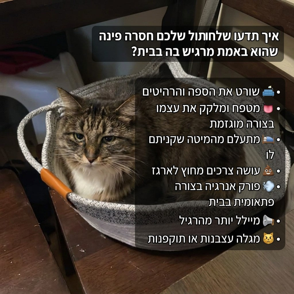 ™ClawNest | סל הגירוד הטבעי שהחתול שלכם לא ירצה לעזוב